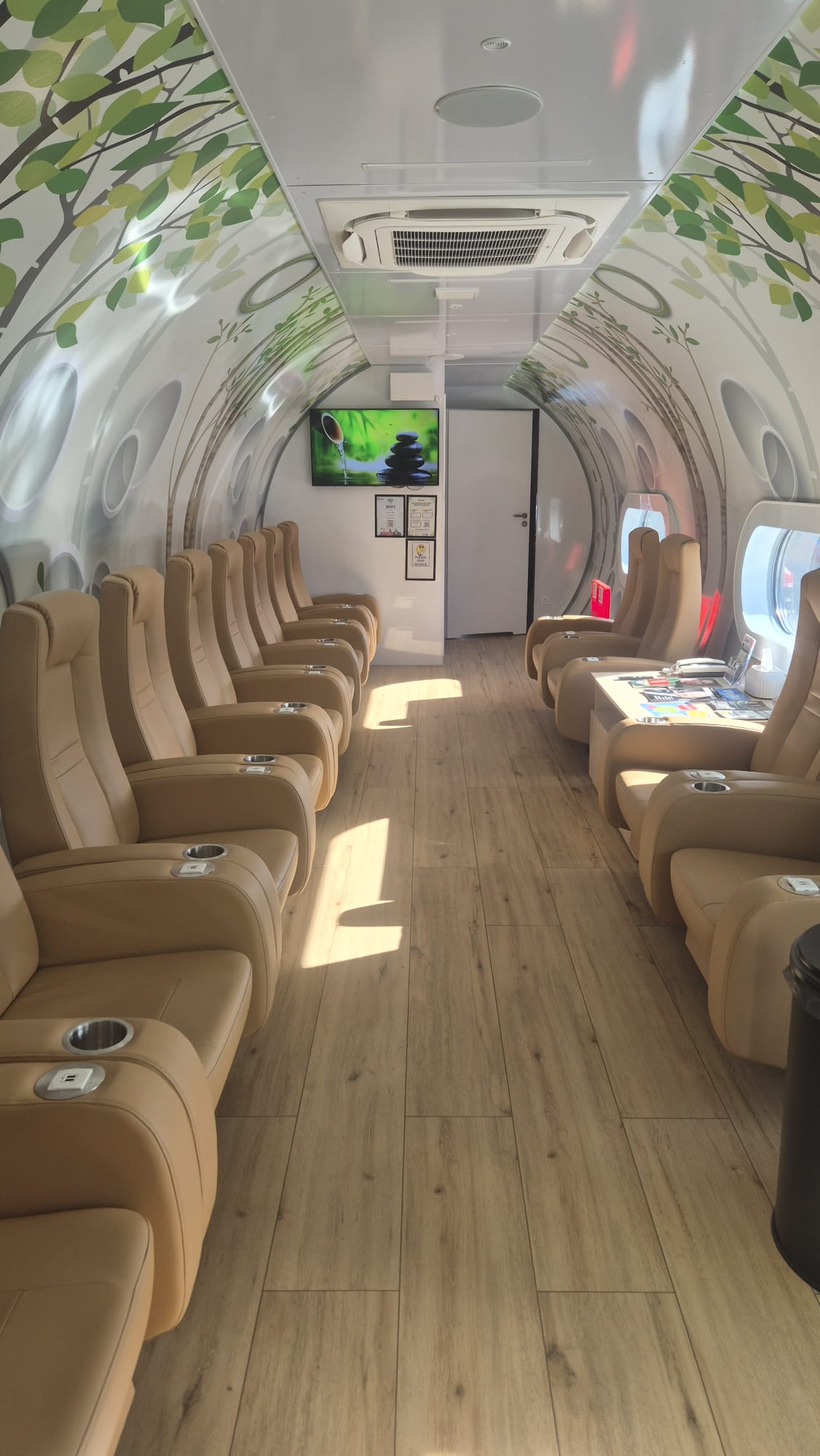 Oxygen Clinic chamber seating in Stoke-on-Trent
