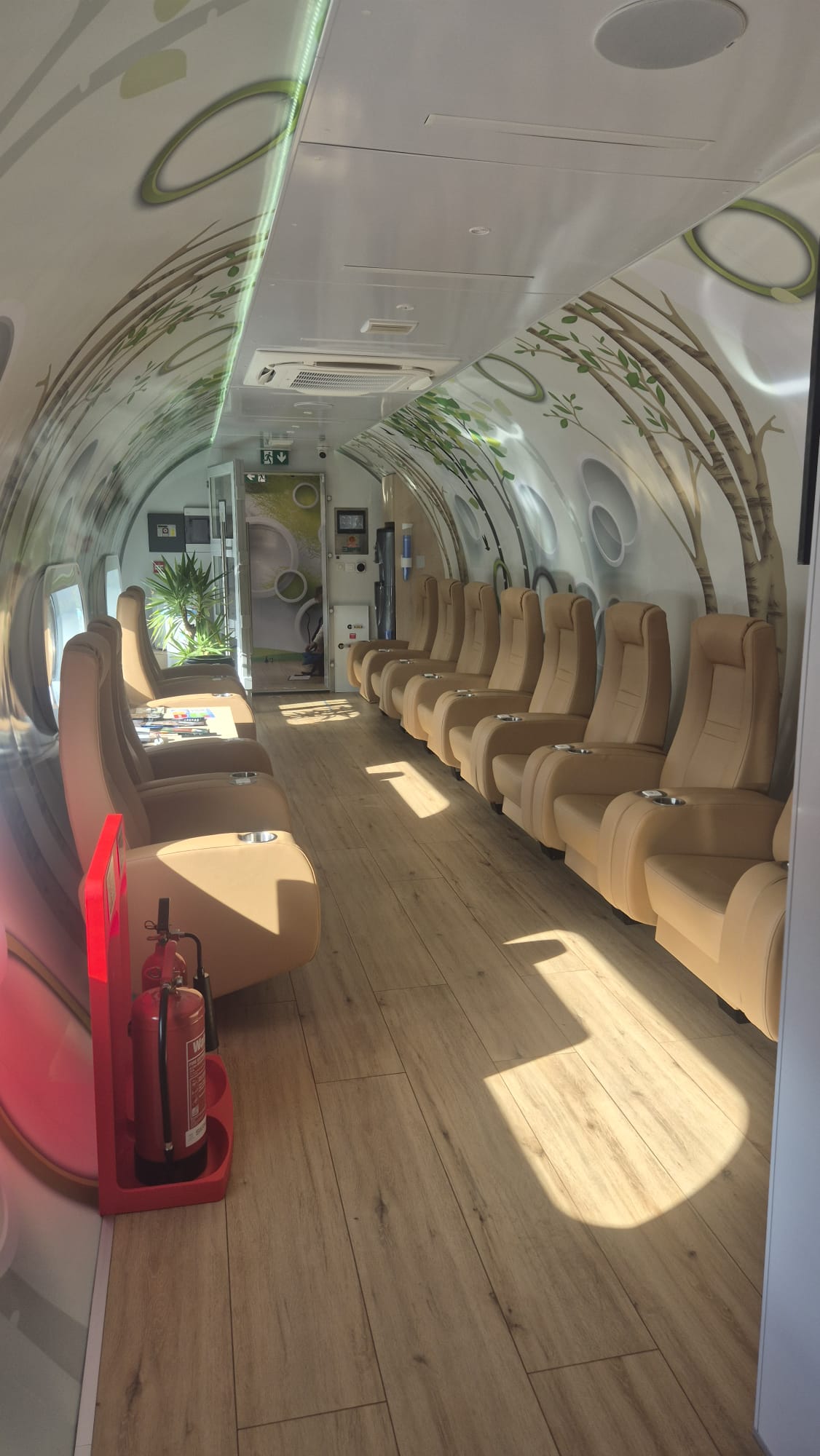 Oxygen Clinic chamber seating in Stoke-on-Trent
